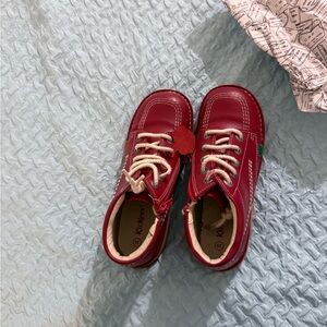 Kickers kick M high Kids Red Shoes